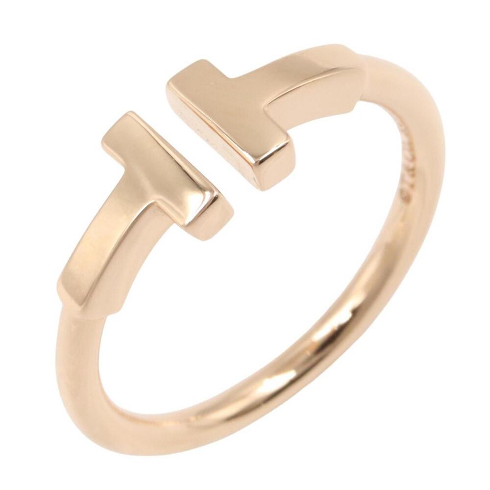 Tiffany & Co. T Wire Ring, 18K Pink Gold (PG), Women's, Tone, 60147340